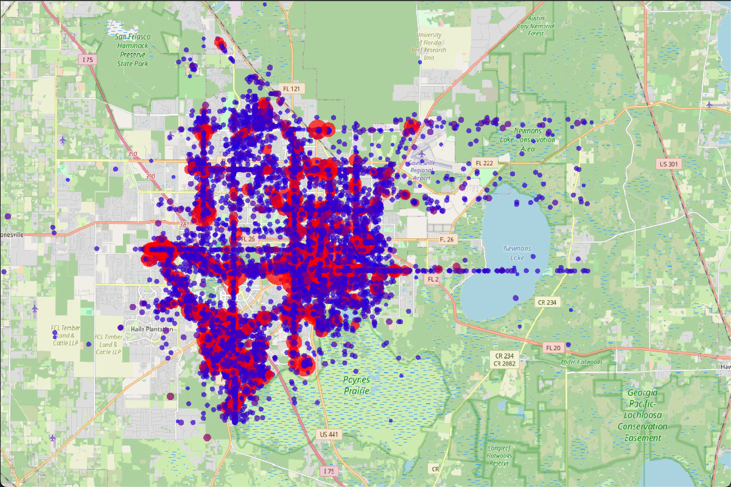 Traffic Crash Heat Map